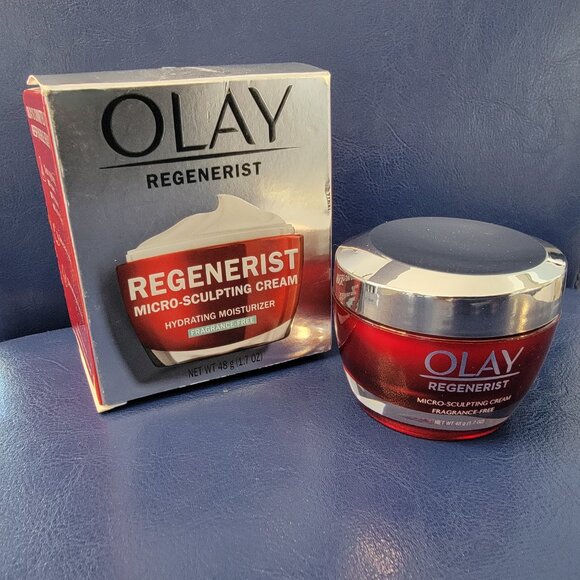Olay Regenerist Micro-Sculpting Cream Moisturizer Fragrance-Free 48g(1.7OZ) NIB - Picture 2 of 10